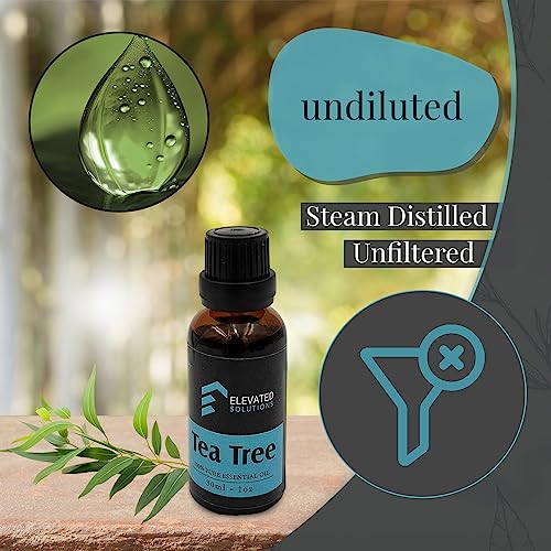 Tea Tree Pure Essential Oil - 100% Organic | 1 oz (30 ml) Melaleuca Alternifoli Organic Tea Tree Oil - Image 3