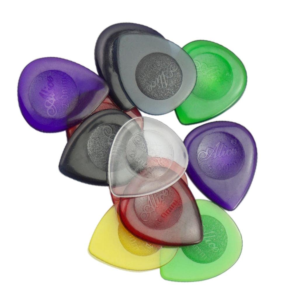 Club Bollywood®Plastic Alice Pick Plectrums Thickness for Acoustic Electric Guitar B 3Mm| Picks| Picks|Musical Instruments & Gear |• Musical Instruments & Gear|10 Pieces Guitar Picks-picture-14
