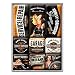 Harley Davidson Garage set of 9 Mini Fridge Magnets in box (na)