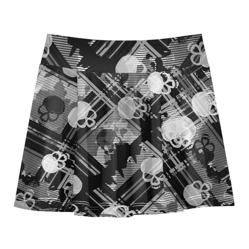 visesunny Girl's Pleated Skirts Golf Athletic Tennis Skort Running Workout Dress with Double Layer Pockets XS-XL