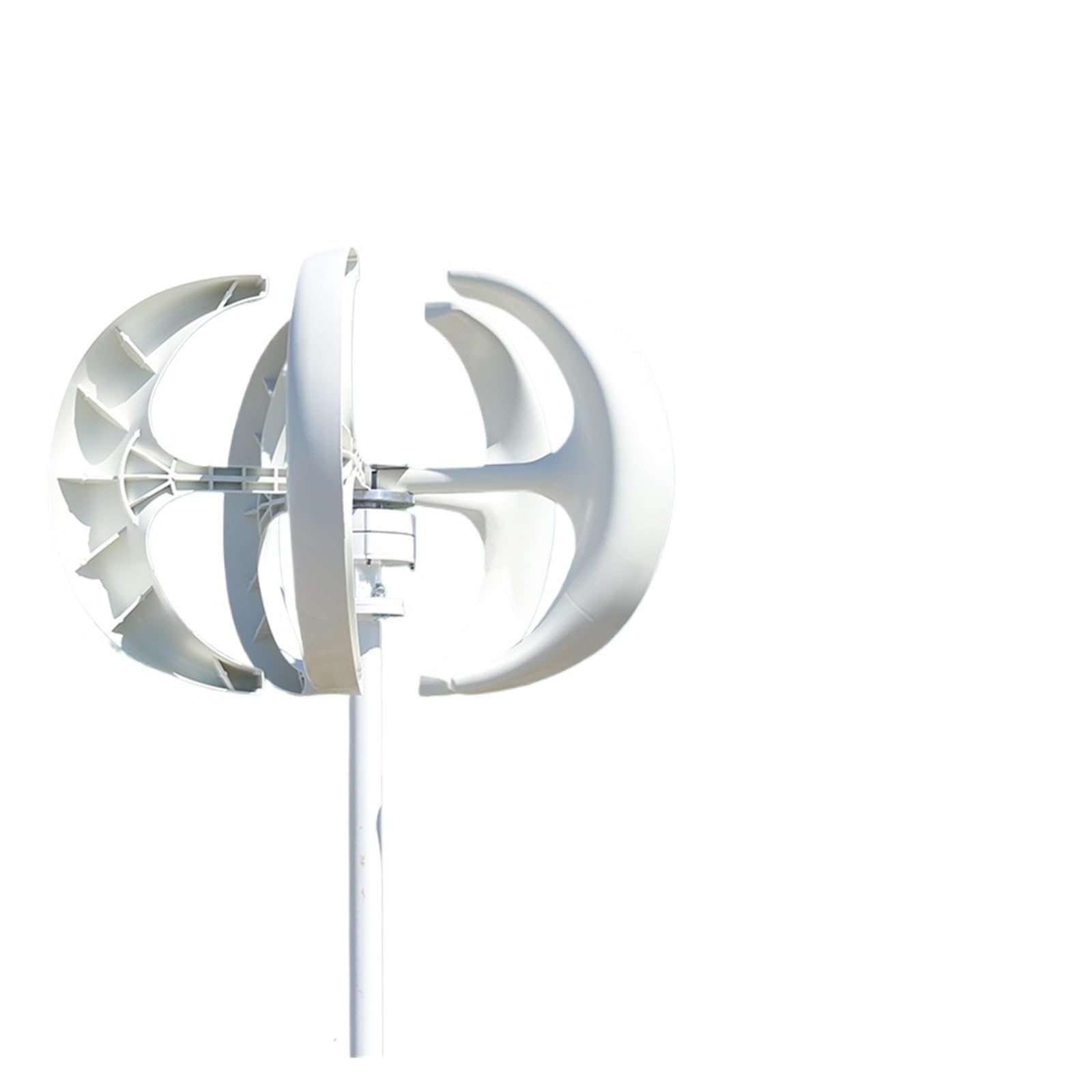 Joliane 48V 5000W 24V Vertical Wind Turbine Small Wind Turbine For Home Use For Home Use(Bianco,)