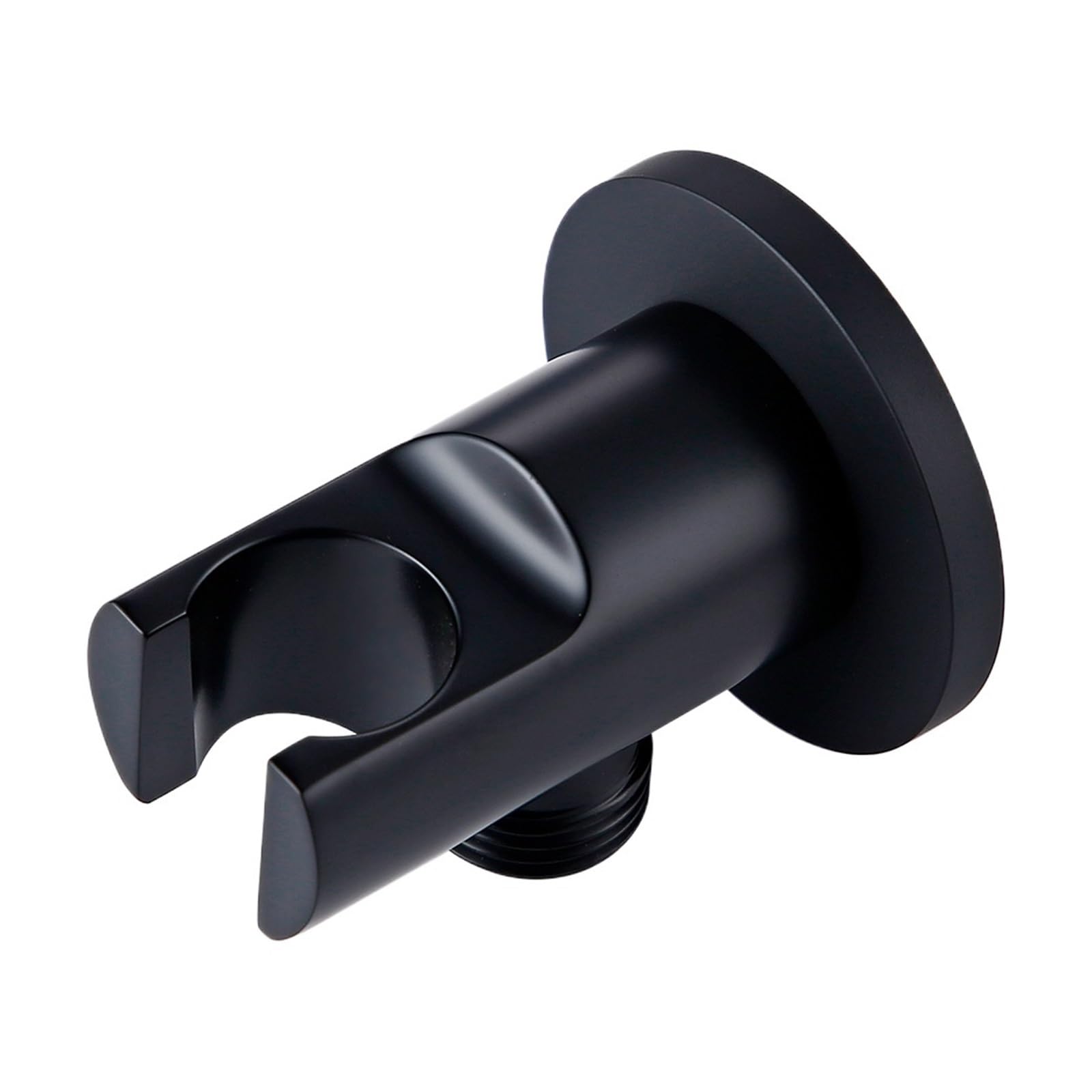 Soporte de Ducha Soporte de ducha repuesto for grifo baño montado en la pared latón(Black 1)
