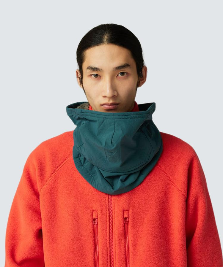 Snow Peak Breathable Insulated Neck Warmer Snood Blue Unisex Outdoor