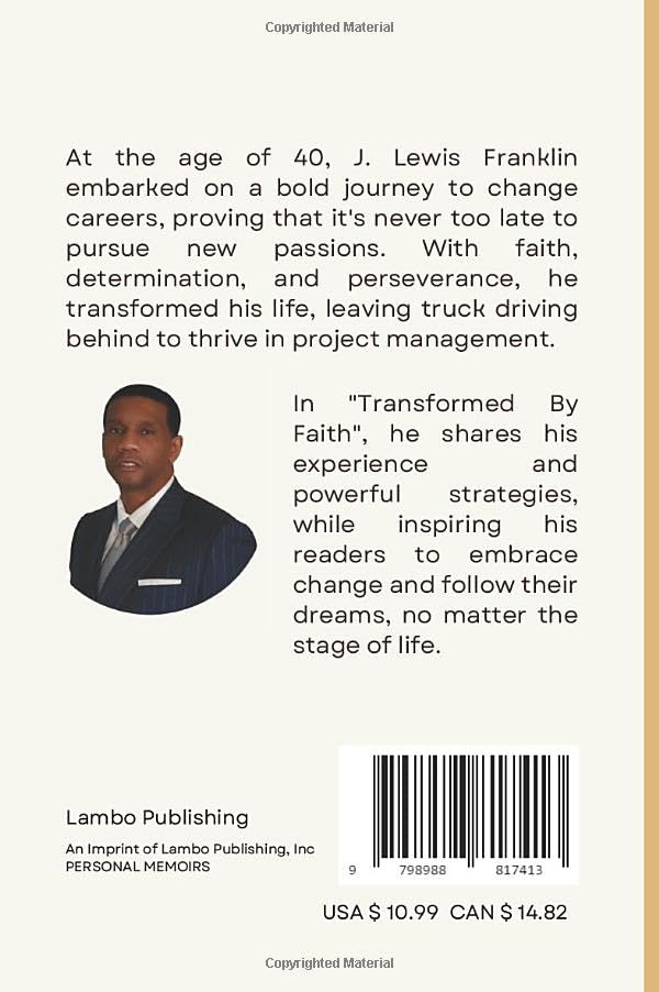 Transformed By Faith: A Memoir on How I Changed My Career at 40 and How You Can Too - Image 2