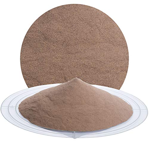 Schicker Mineral Granatsand Strahlmittel 25 kg, Mehrwegstrahlmittel Sandstrahlen, Graffitientfernung, Sanierung Sandstein, hohe Standzeit, abrasiv (Granatsand Strahlmittel, 0,10-0,25 mm)