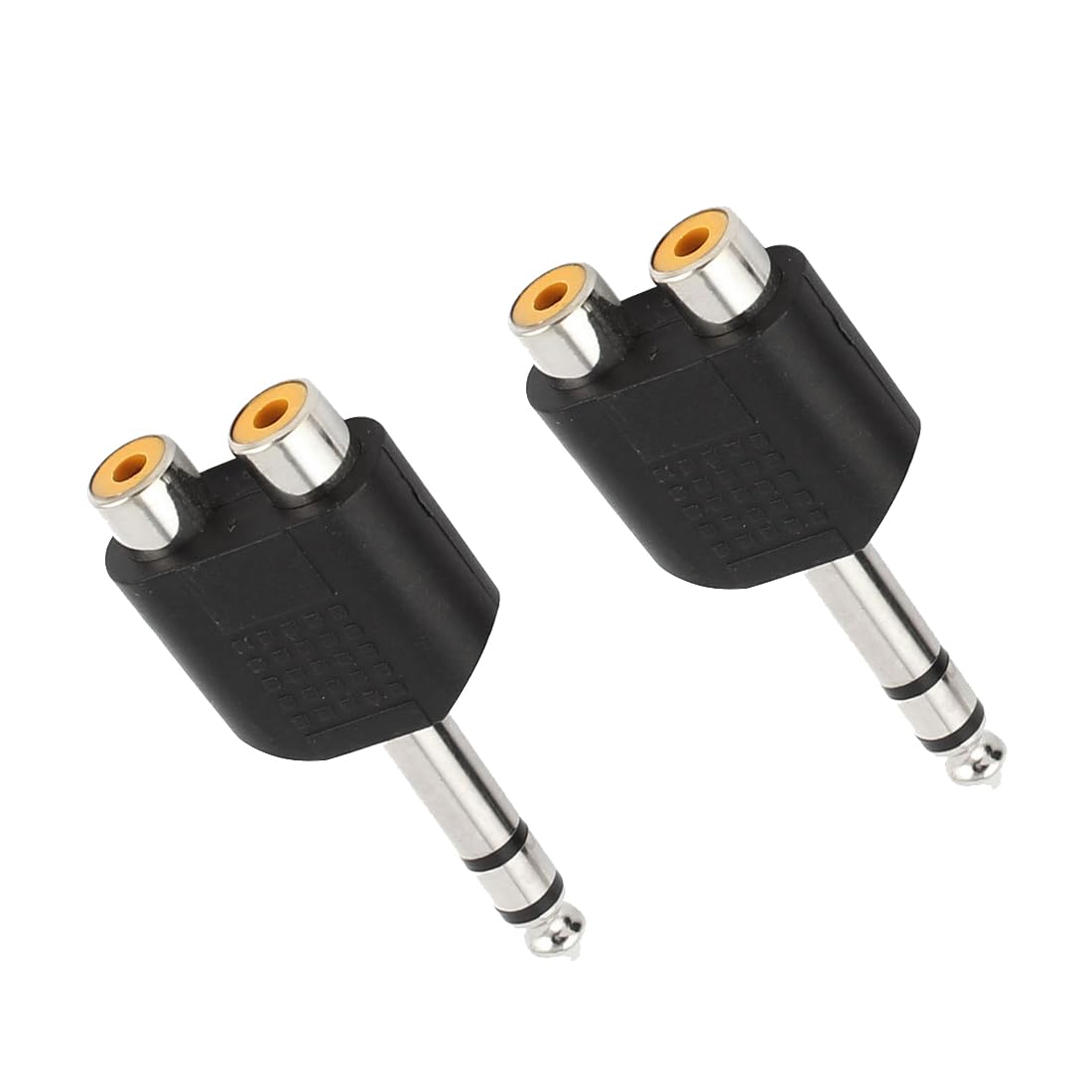 Amazon.com: uxcell Dual RCA Female Jack to 6.5mm Male Adapter