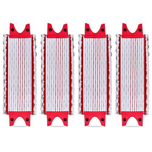 Lote de 4 almohadillas de microfibra para Vileda EasyWring Ultramax/ 1-2 aerosoles de microfibra para Vileda Ultramax, UltraMax, UltraMax y Easy Wring UltraMax Carlin