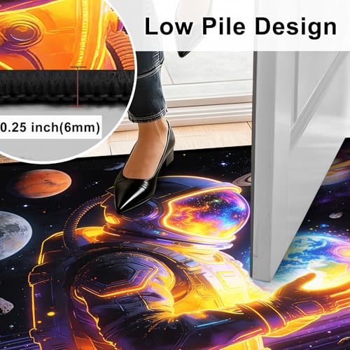 Tapete Galaxy 3x5 Pies Espacio Exterior Antideslizante miniatura 4