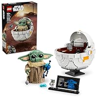 LEGO Star Wars: The Mandalorian Grogu with Hover Pram Building Toy Set - Star Wars Toy for Kids, Boys and Girls, Ages 10+ - Gift Idea for Birthday - 75403