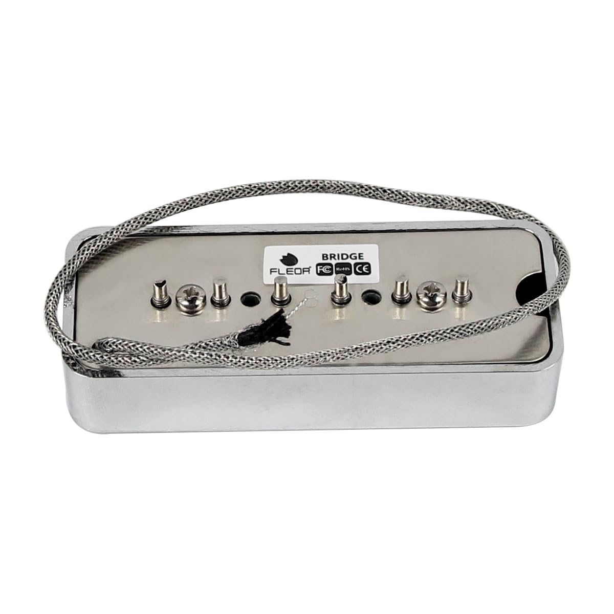Pickup FLEOR P90 Soapbar Per Chitarra Elettrica - Alnico 5 - Manico O Ponte (Set) - 2
