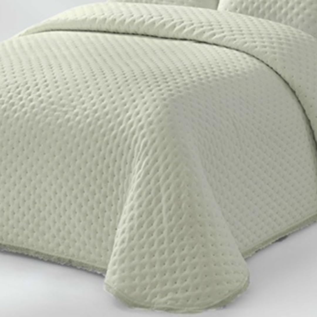 BLANCO NUMERO UNO Colcha bouti con Volante Modelo banel Clara Vidal Gris (150 CM)