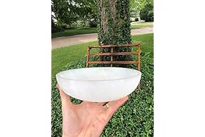 Mesmerizing Moroccan Selenite Bowl: Embrace Serenity and Clarity in its XL Form