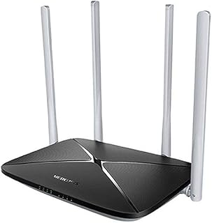 Roteador Wireless MERCUSYS AC12 1200mbps - 4 Antenas, Cinza, Grande