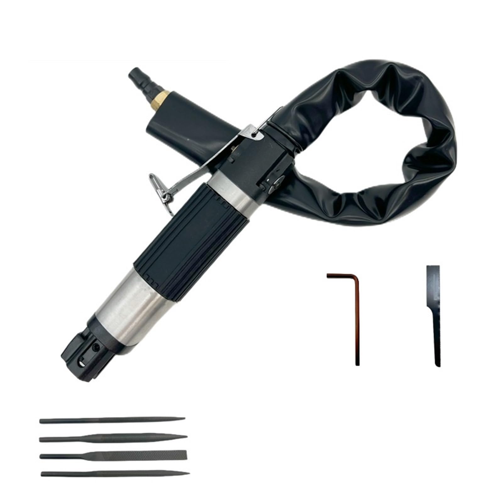 Amrttwy One Color Air Tools, Pneumatic File Tool Reciprocating Saw Wooden Furniture Polishing Polisher Narrow Gap Wood Crafts