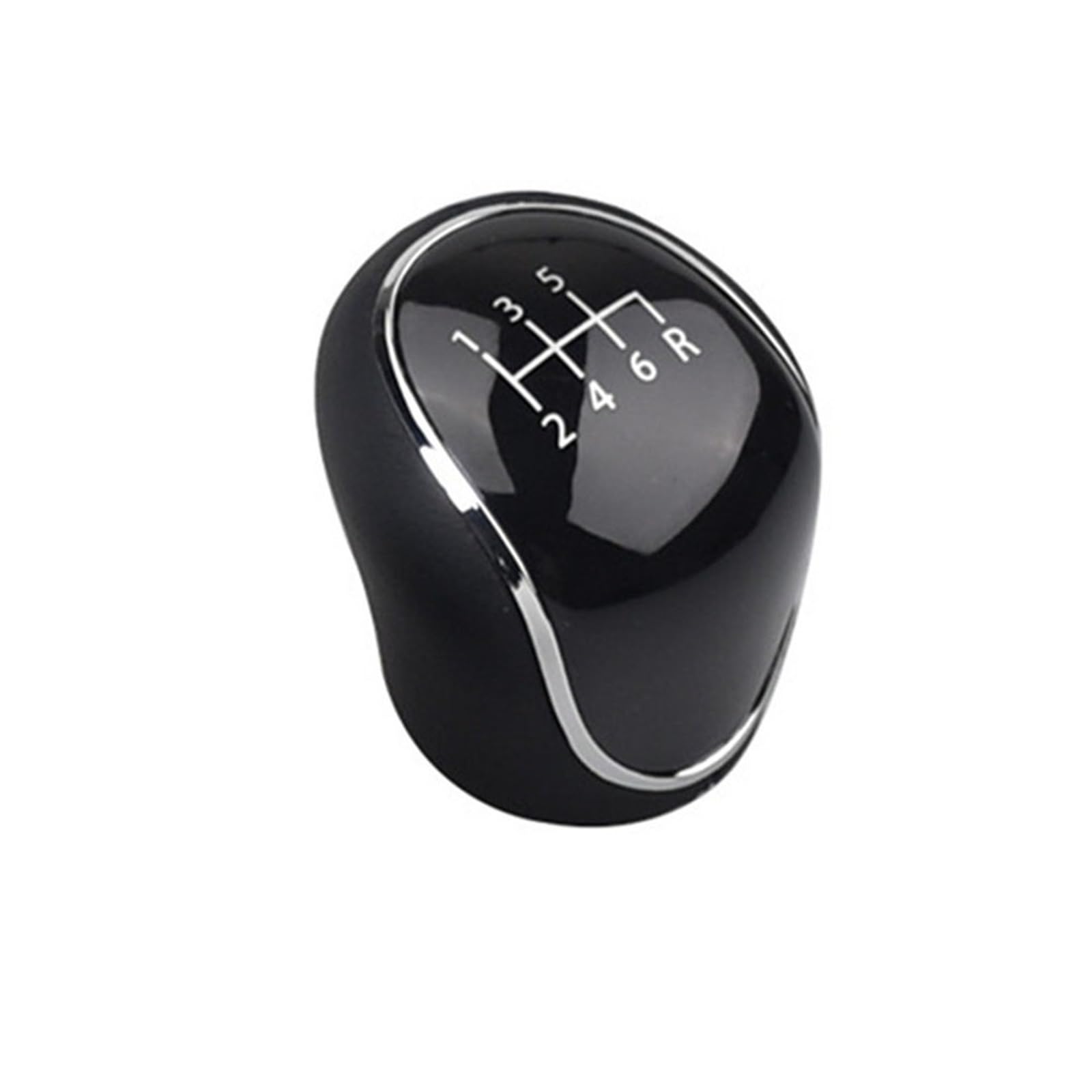 Grddpltu 6 Speed-R Gear Shift Knob Manual Gear Shift Knob Shifter Lever Headball 5 6 Speed Car Compatible With Mondeo Mk4 For S-Max For C-Max For Focus Mk2 For Kuga(6 Speed-R)