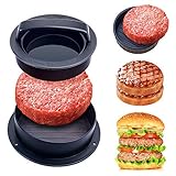 YEVIOR Nonstick Burger Press, 3 in1 Different Sizes Hamburger Patty Maker Molds,Works Best for Stuffed Burgers,Perfect Shaped Patties,Sliders/Regular Burger for Grilling Cooking