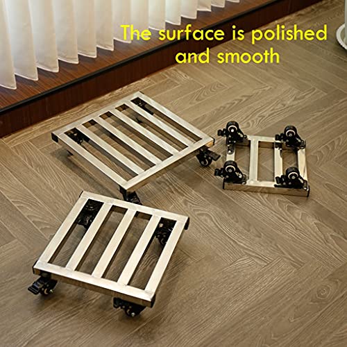 Support pour plantes en métal palette mobile 30 cm déplaçable - 8
