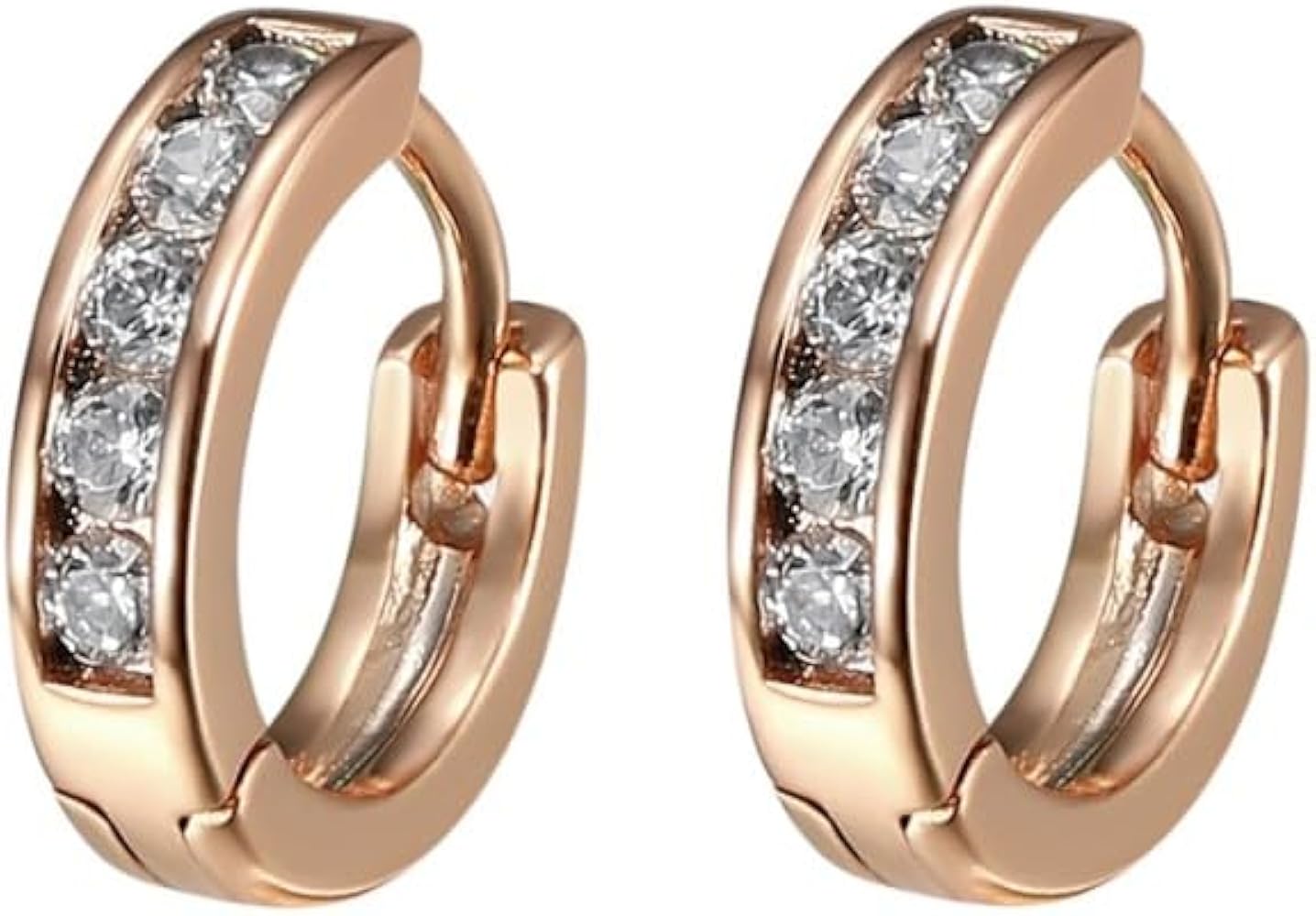 BOBIJOO Jewelry - Boucles D'Oreilles Enfant Bébé Fille Doré Or Plaqué