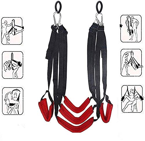 Liefdesschommel voor de deken, seksschommel met oogmasker voor koppels, seksspeelgoed, seksspeelgoed, seksschommel, sm… - Afbeelding 6