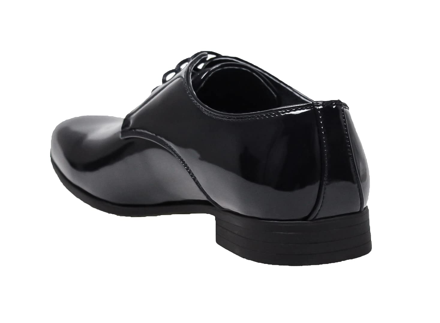 Scarpe Uomo Class Blu Scuro Vernice Man's Shoes Eleganti Cerimonia