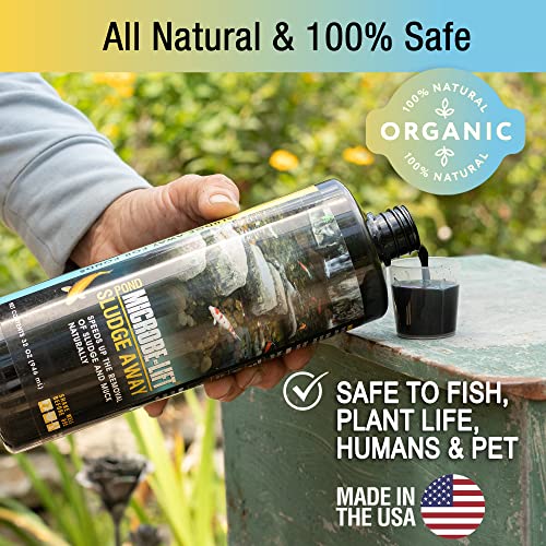 Image of Microbe Lift 32-Ounce Pond Microbe-Lift Sludge Away MLXSAQ