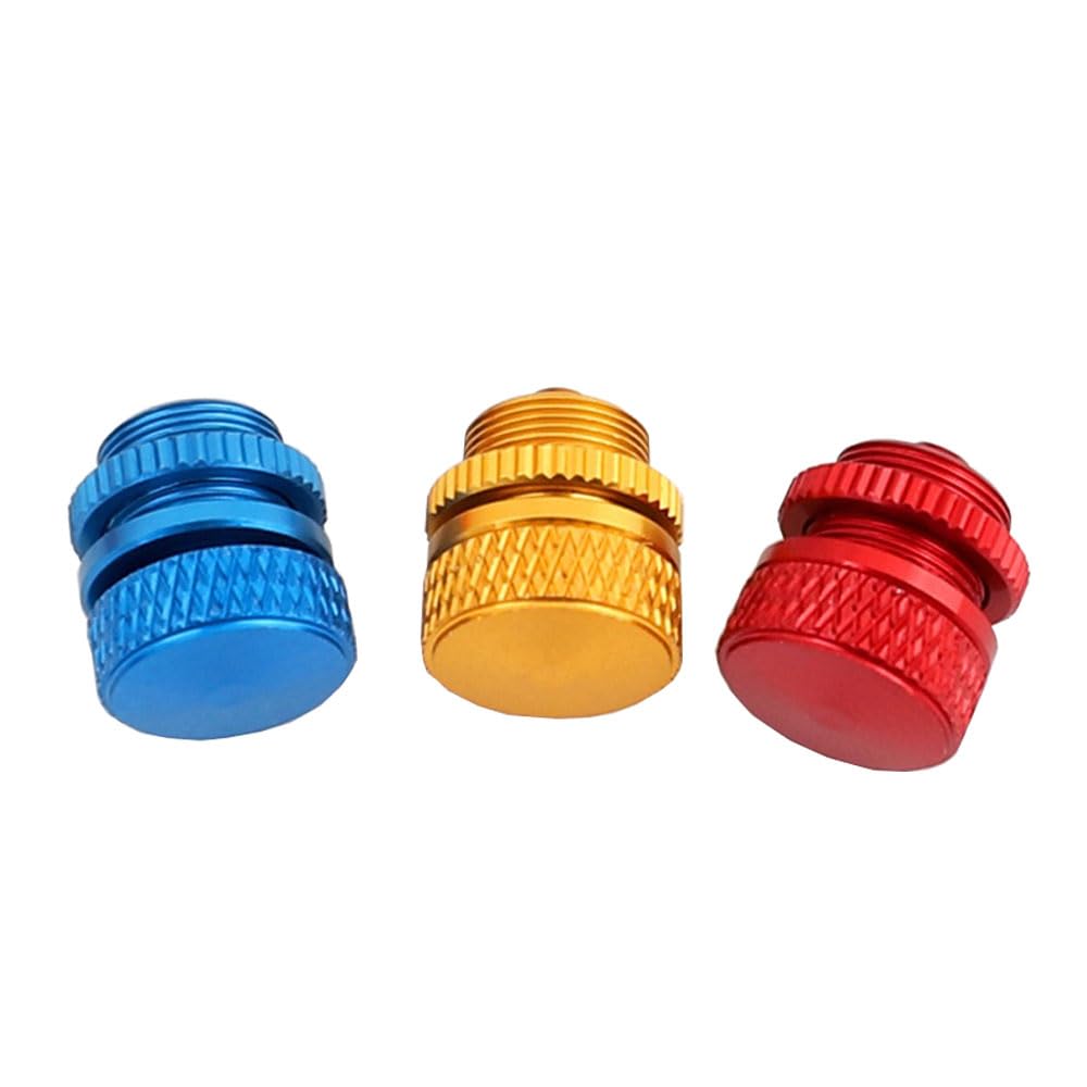 3Pcs RC Fuel Dots ?4×?12 Aluminum for RC Airplane Boat Plane Gas Line Tubing Red/Yellow/Blue