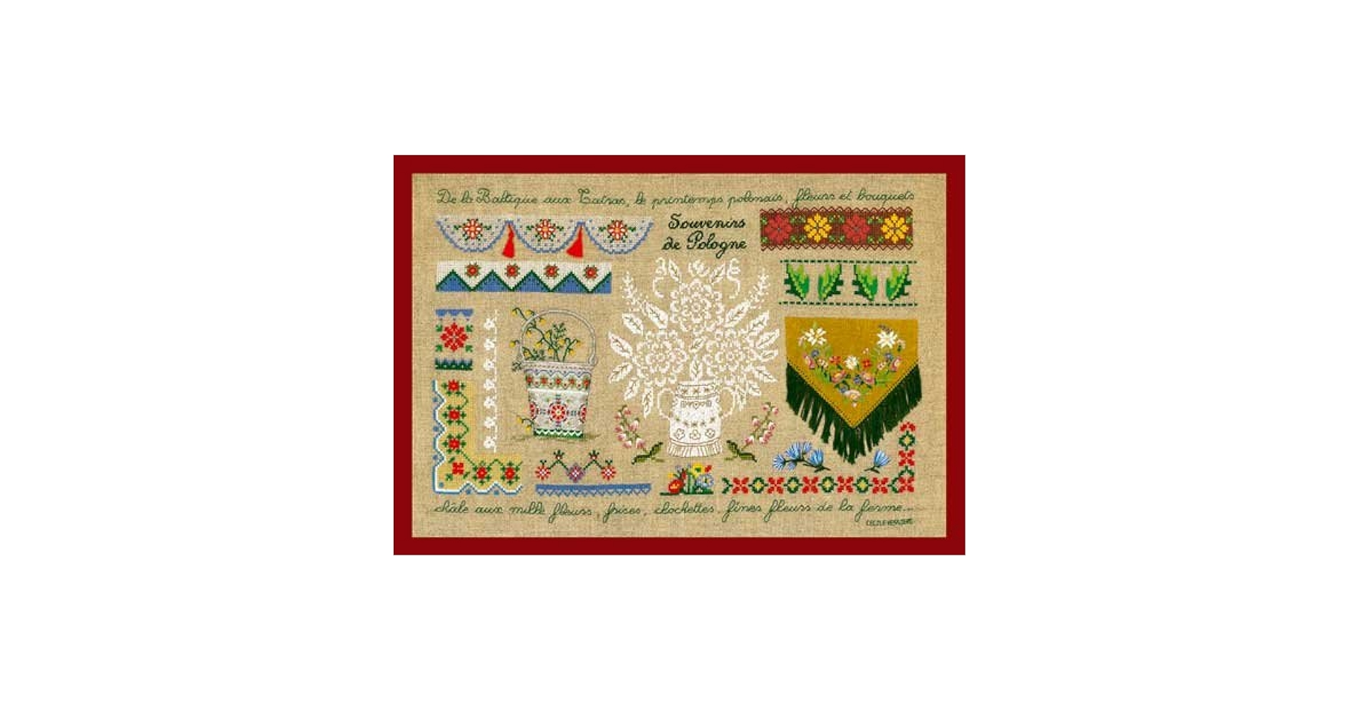 Amazon | 【ル・ボヌール・デ・ダム】 クロスステッチ刺繍キット
