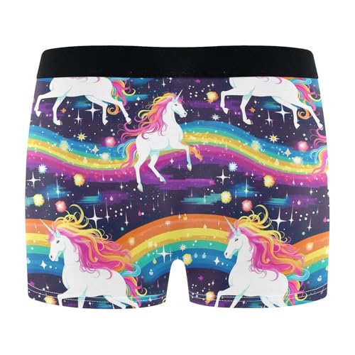 Cute Rainbow Unicorn Underwear for Men S 202a92002
