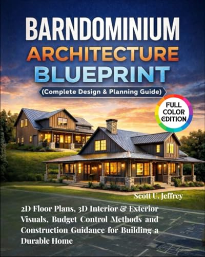 Barndominium Architecture Blueprint (Complete Design & Planning Guide): 2D Floor
