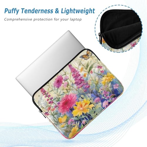 Funda para portátil Rustic Flowers 13-14 pulgadas impermeable miniatura 5