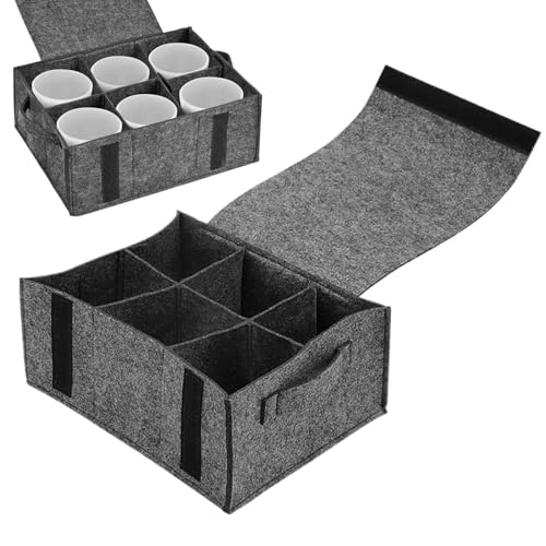 XoeLLe Rangement Tasse, Porte-tasses, Rangement Camping Car, Boite Rangement Feutre, Porte Tasse en...