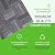 NewTechWood – UltraShield Naturale Deck Tiles for Outdoor Flooring, Weather-Resistant Patio Flooring, Set of 10 1x1-foot Interlocking Deck Tiles, Outdoor Patio Tiles, Westminster Gray