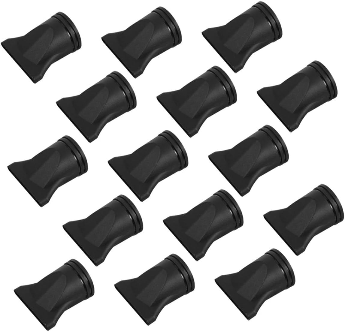 Ipetboom 15pcs Universal Hair Dryer Attachments Narrow Flat Nozzle Concentrator Blow Dryer Nozzle for Professional Salon and Home Hairstyling