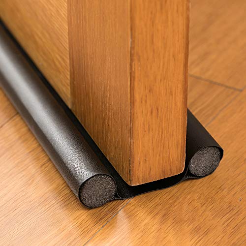 BesPart PU Window Door Draft Stopper Creative Double Draft Guard for Door Sound