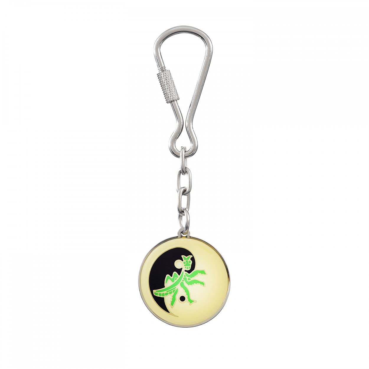 Playwell Unisex Kids White Martial Arts Kung Fu Praying Mantis Key Chain (Rings) - New