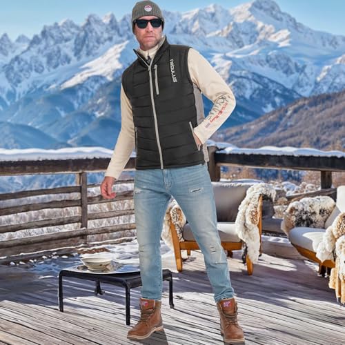 Nebulus Weste Revival Herren (Model: P4735 - Herren, schwarz - wild; Größe: XL) FBA