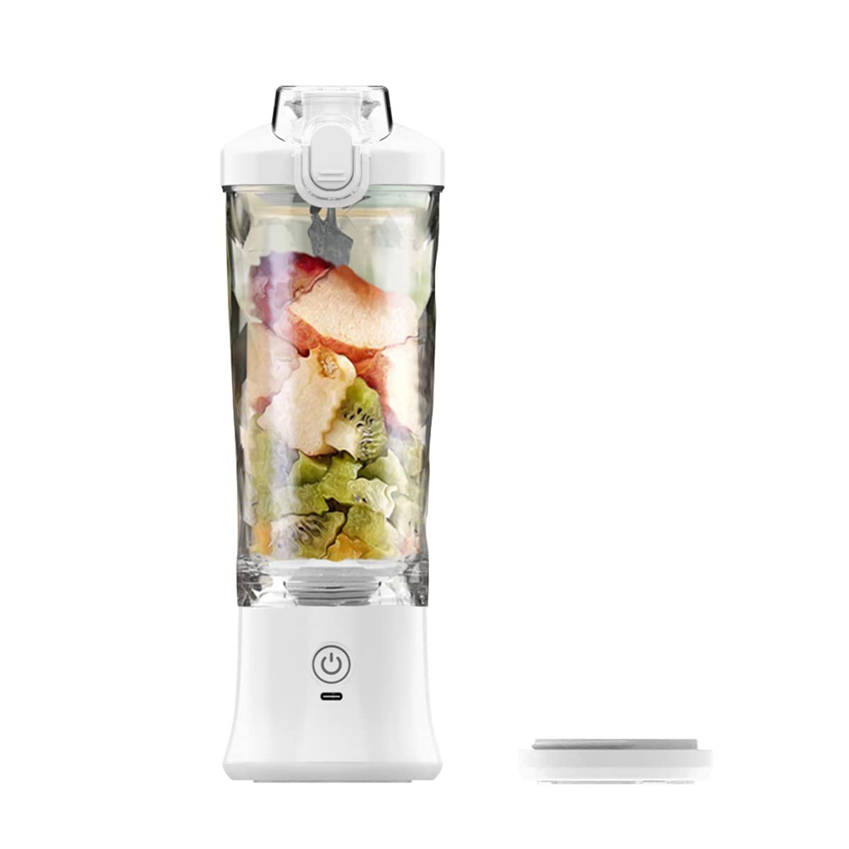 Mixeur Blender Portable USB – 473 Ml, 6 Lames Inox, Rechargeable Pour Voyage Et Camping