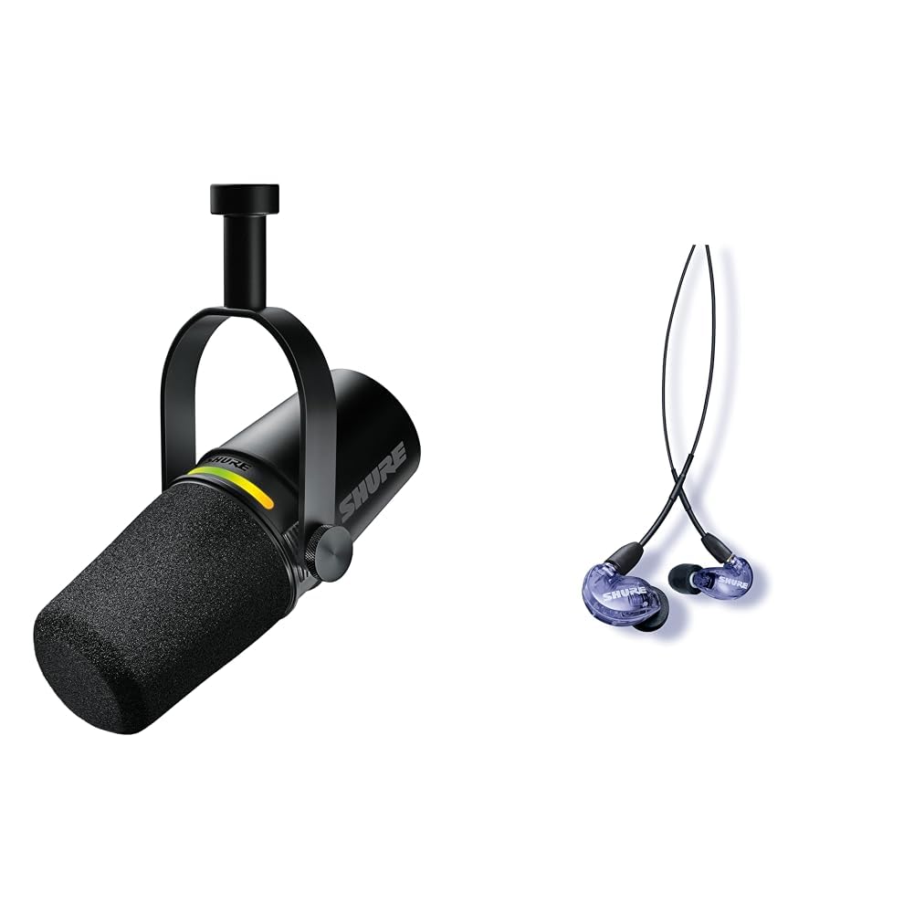 Amazon | SHURE MV7+ ポッドキャストマイクロホン ブラック MV7+-K