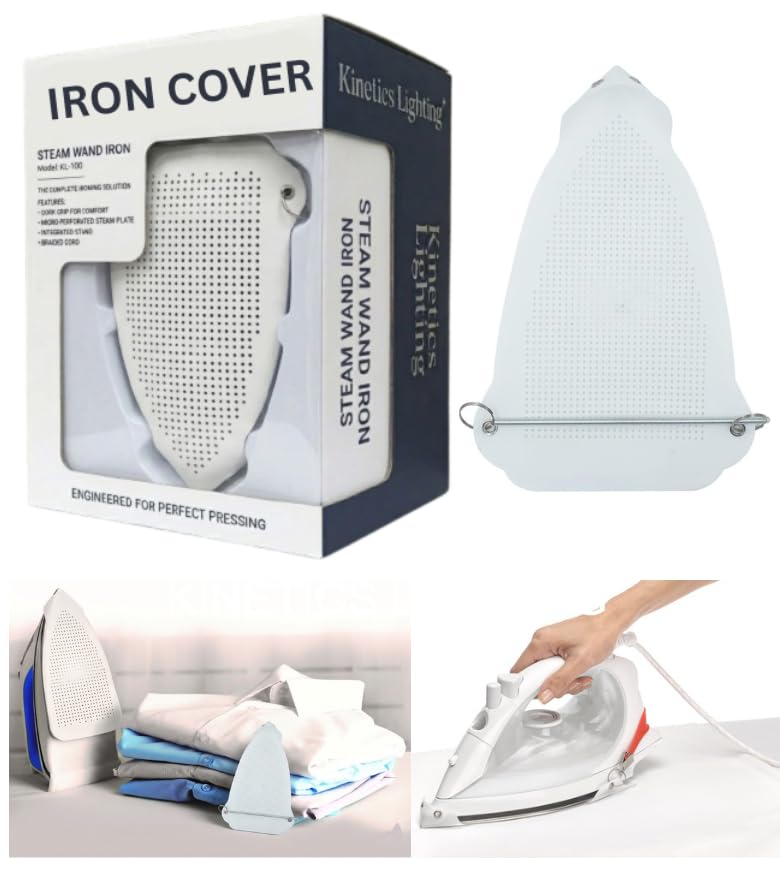 Image of Steam Iron Teflon Shoe Cover,Plate Protector Cover Ironing Accessories for Cloth Safe Slip Quick Install Cover Most Standard Size Iron Cover