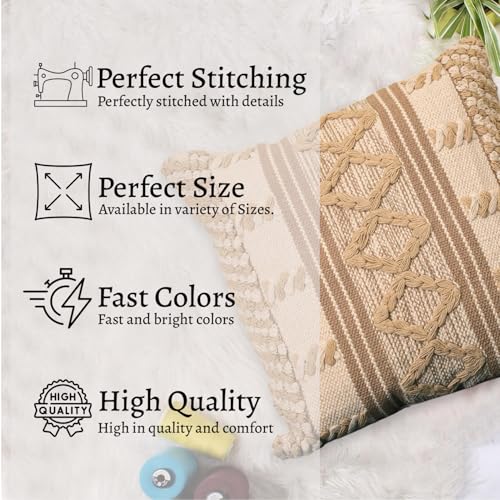 Image of Cotton Cushion Covers for Sofa & Bed Set of 1