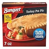 Banquet Frozen Pot Pie Dinner,Turkey, 7 Ounce