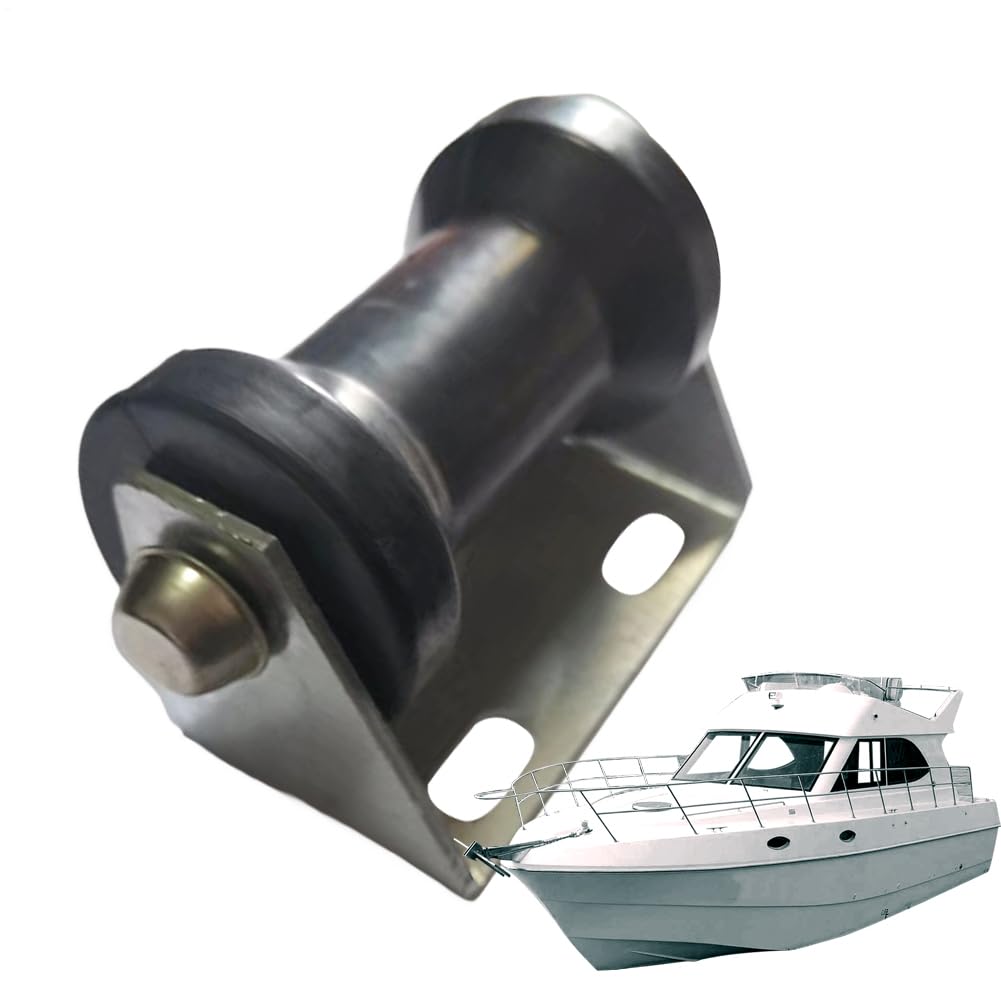 Quilla estacionaria, rodillos de remolque marino, remolques y soportes de acero galvanizado de 5.43 pulgadas con rodillo, kits de montaje para transporte en barco, pesca o actividades de deportes