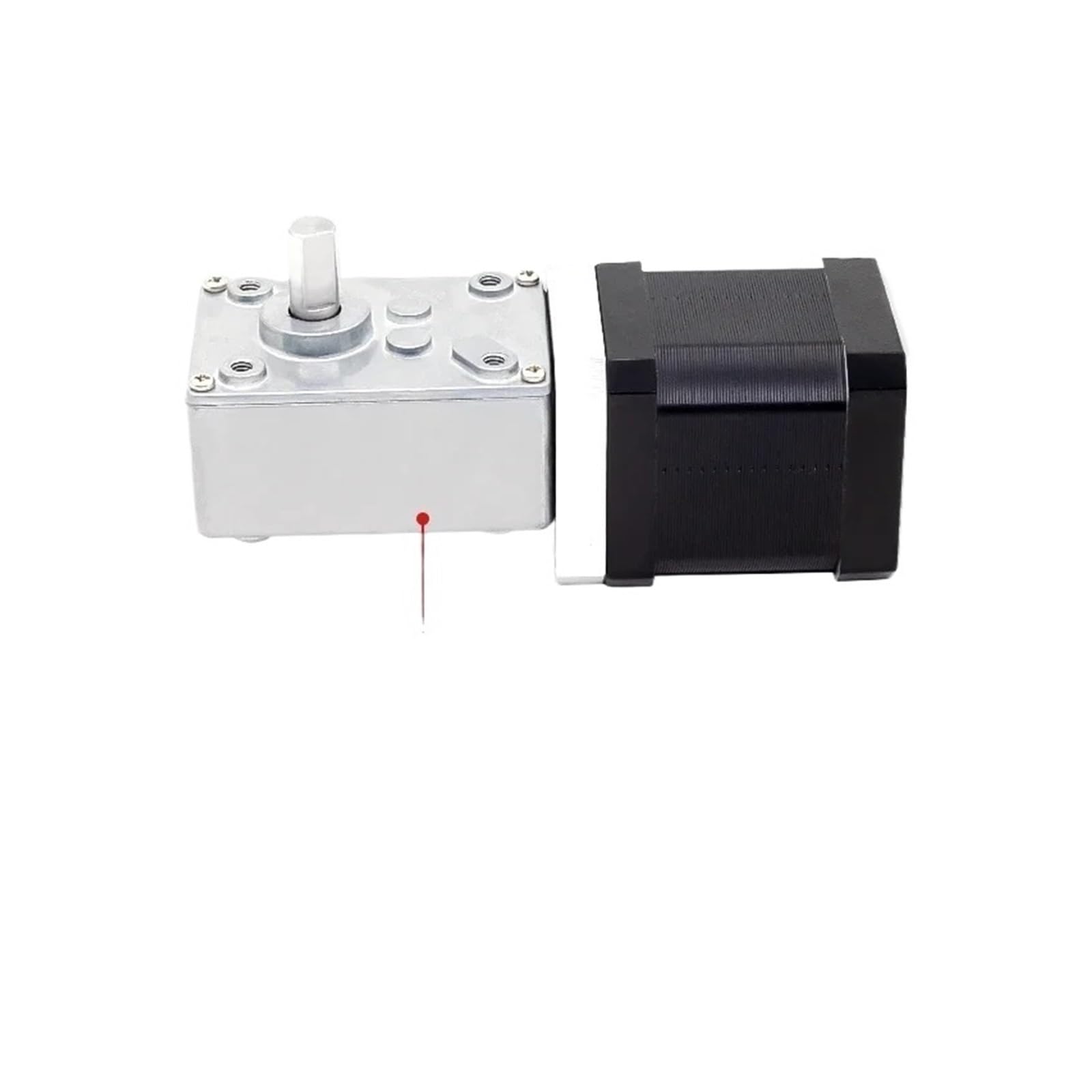 HYRBNSDLK Worm Gear Reducer High Torque Single/Double/Hole Output Shaft Nema17 Geared Stepper Motor with Gearbox(42X40mm Nema17,Ratio 324)