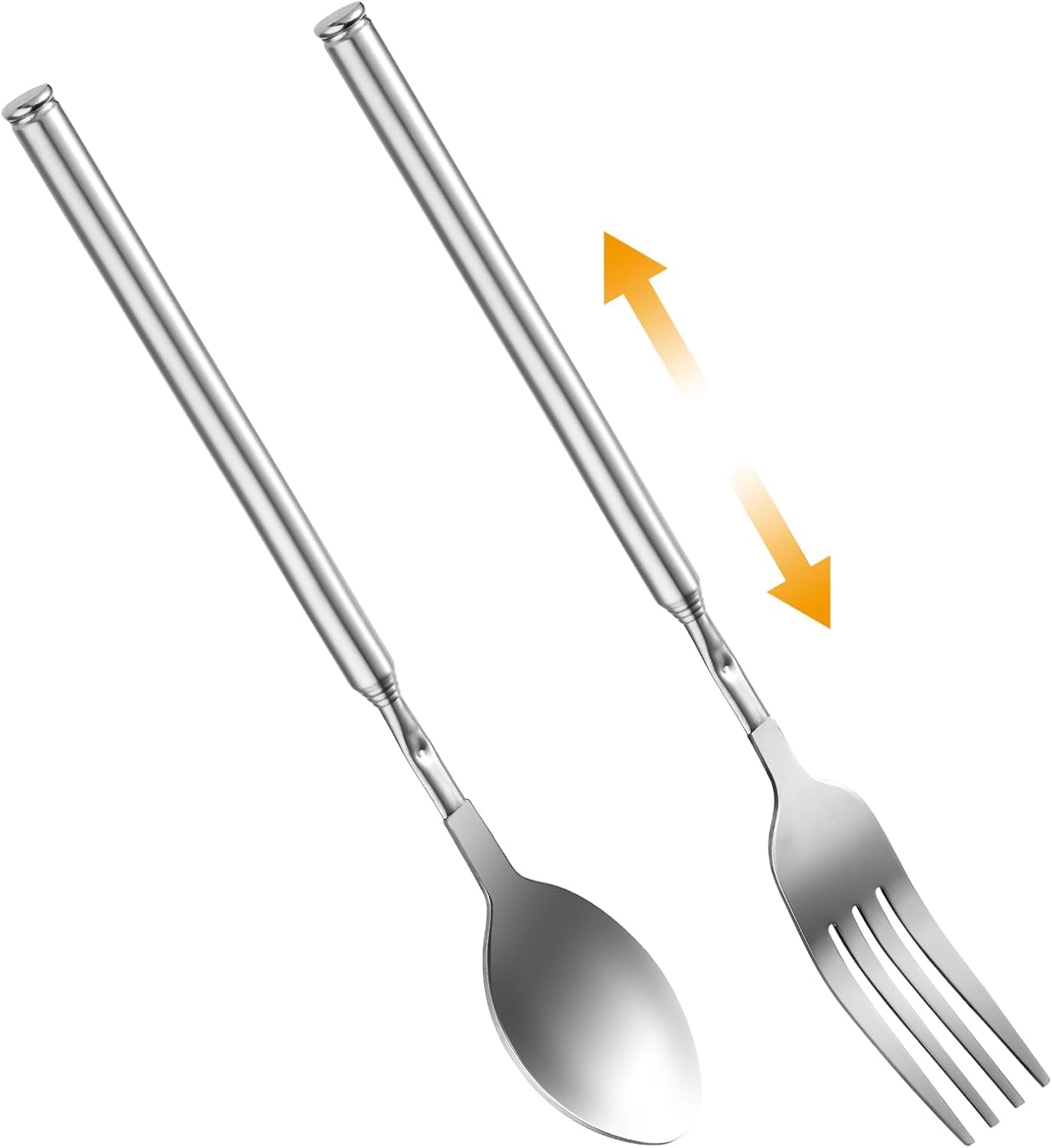Amazon.com: Telescopic Cooking Mixing Spoon Fork Set, Long