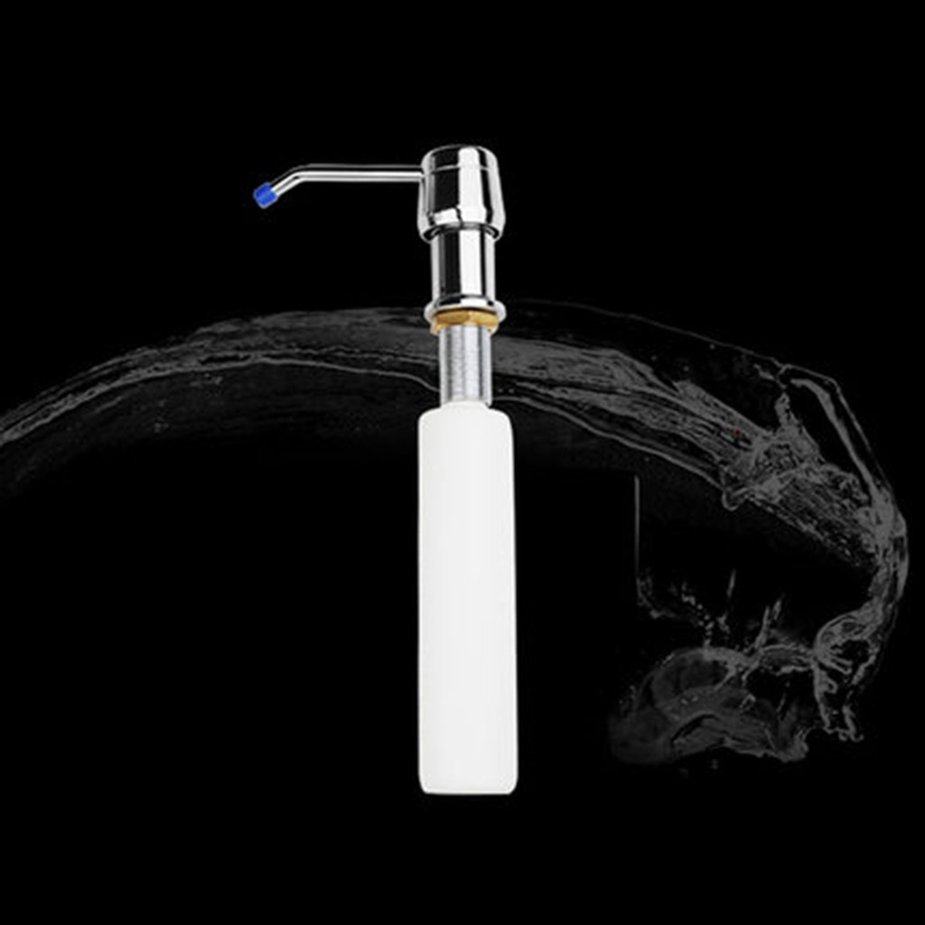 Dispenser di Sapone da Cucina Dispenser di Sapone da Incasso in Acciaio Inox con capacità 130ml Diametro del Foro Adatto 20mm-26mm