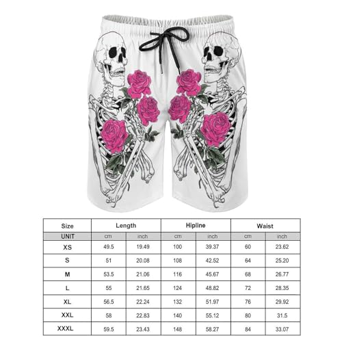 Animal Print Men's Swim Trunks Quick Dry Elastic Waist Drawstring Summer Beach Shorts with Pockets2