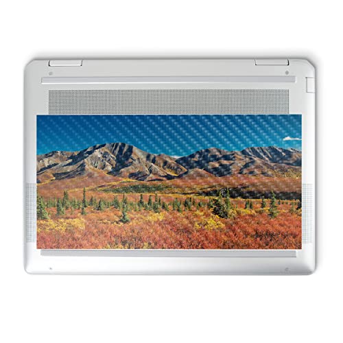 Image of MightySkins Carbon Fiber Skin Compatible with HP Spectre x360 14 inch (2022) Full Wrap Kit - Denali Dreams | Protective, Durable Textured Carbon Fiber Finish | Easy to Apply | Made in The USA
