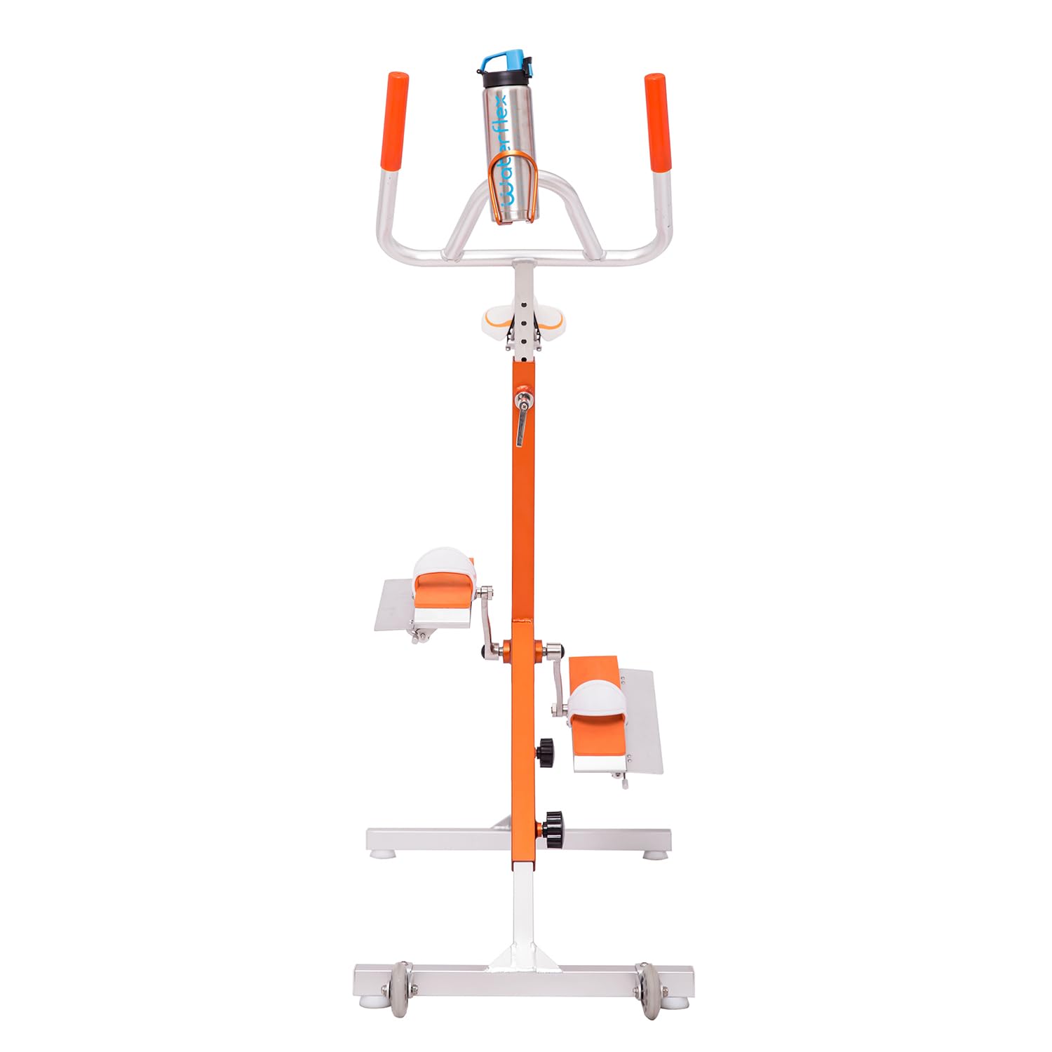 Aquabike Lanabike - Vélo Aquatique pour Piscine - Tout Bassin - Selle Ergonomique - Guidon Sport - Pédales Antidérapantes - Réglages Click & Turn - Orange - Waterflex, Large, (WX-LANA2-OR)
