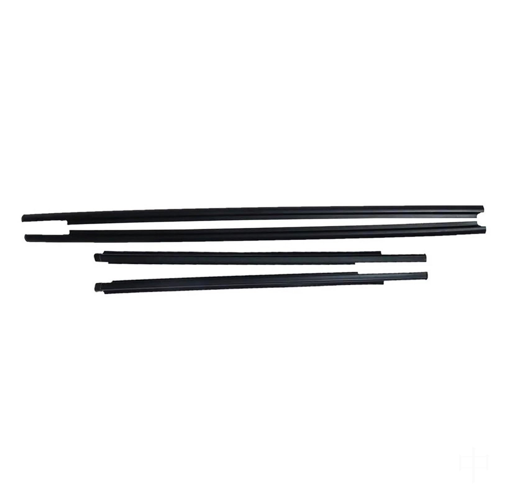 Spgsgmgtxt One Color For Toyota For Yaris 2007-2016 Outer Door Window Weatherstrip Sealing Strip 4Pcs Beltline Molding
