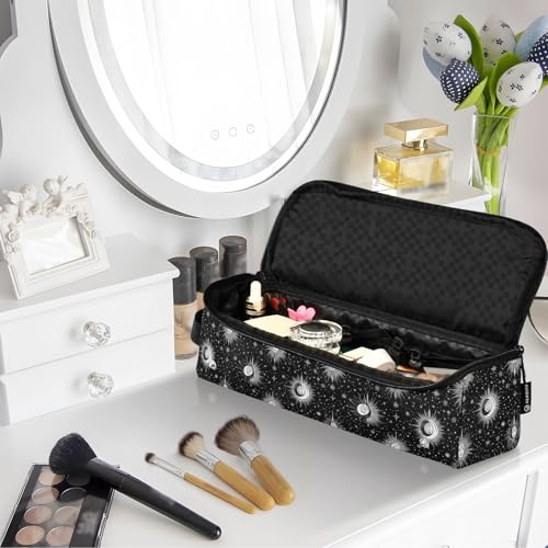 Bolsa de viaje Stars Moon Marble para herramientas de cabello resistente al calor para planchas, rizadores y accesorios de cuidado capilar organizador portátil miniatura 7
